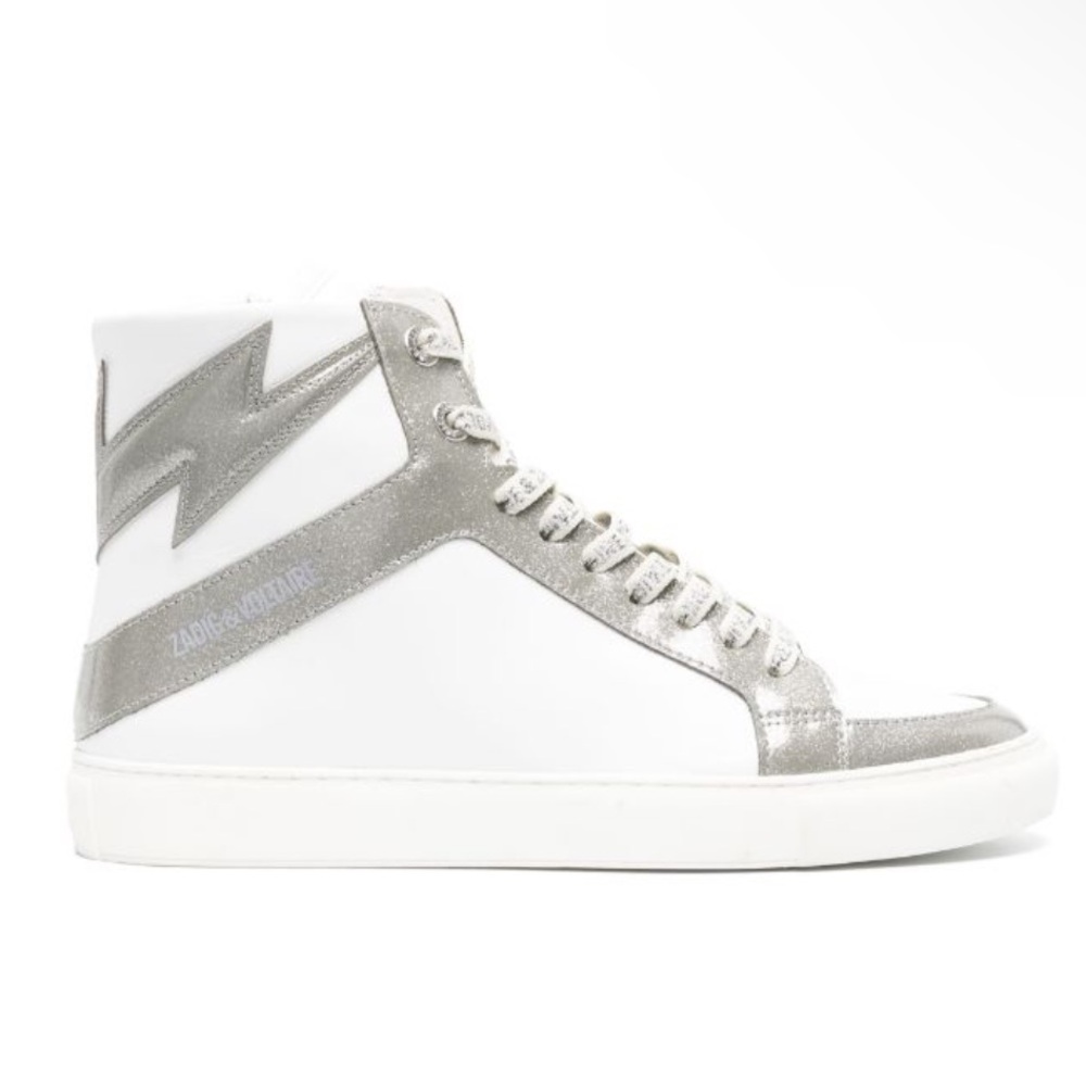 Zadig & Voltaire High Flash Infinity leather High Top sneakers FR 38 US 7